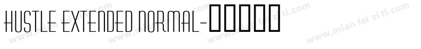 Hustle Extended Normal字体转换
